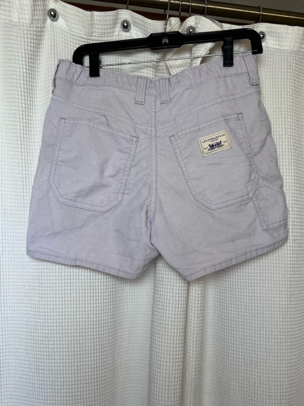 Levis Lavender Corduroy Shorts